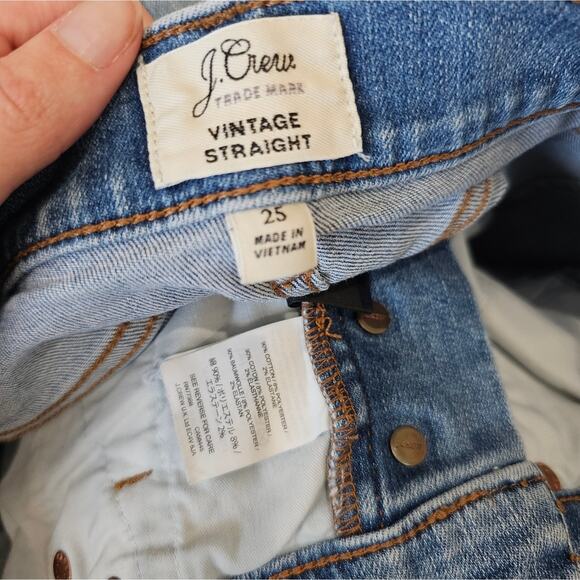 J Crew Vintage Straight Jeans - Picture 6 of 13